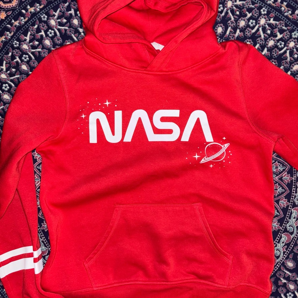 H&M Red and White NASA Sweatshirt